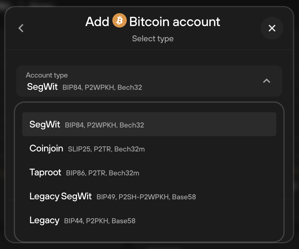Wallet account on sale
